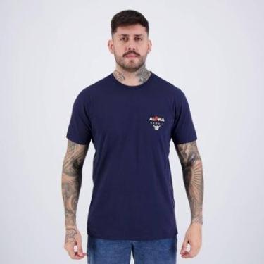 Imagem de Camiseta Hang Loose Oahu Azul Marinho-Masculino