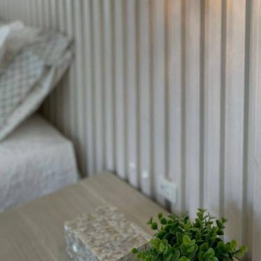 Imagem de Painel Ripado em Placa 12,22x285cm 6,95m² Wpc Algodão