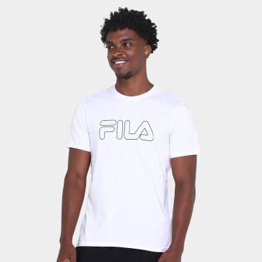 Imagem de Camiseta Fila Letter Outline Masculina-Masculino