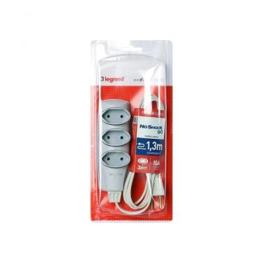 Imagem de Extensao Noshock 90 Pl 2x0,75 2p 10a Cinza 1,3 Metros Dn1903