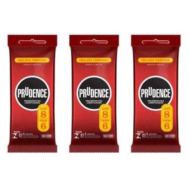 Imagem de 24 Preservativos Masculino Lubrificado Prudence