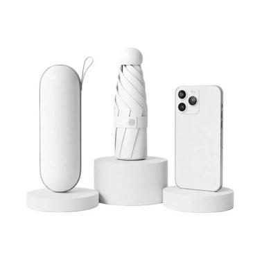 Imagem de Mini Guarda-Chuva Portátil Com Proteção UV, Anti-Uv Para Dias Ensolara