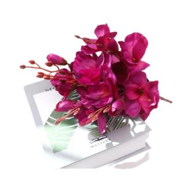 Imagem de Decoração De Casamento De Outono, Buquê De Flores Artificiais De Magnó