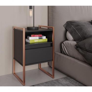 Imagem de Gaveteiro Industrial Com Gaveta Kinfe Preto Cobre