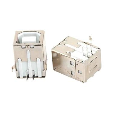 Imagem de Conector USB Tipo a Fêmea Para Solda, 5 Peças, Soquete PCB Tipo B 90 G
