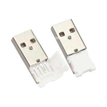 Imagem de Conector USB Tipo a Fêmea Para Solda, 5 Peças, Soquete PCB Tipo B 90 G