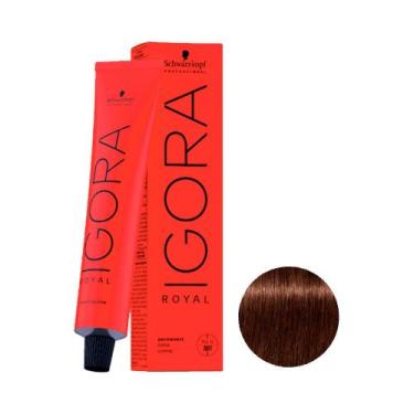 Imagem de Coloração Igora Royal 6.68 Louro Escuro Marrom Vermelho 60g - Schwarzk