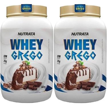 Imagem de Kit 2X Whey Grego - 900g Cheesecake de Chocolate - Nutrata-Masculino