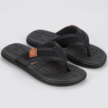 Imagem de Chinelo de Dedo Cartago Mini Menino Malta Preto 12230-Masculino
