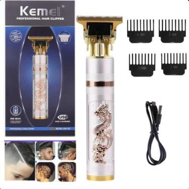 Imagem de Máquina de Barbear Kemei KM-762 , Compacta e Prática