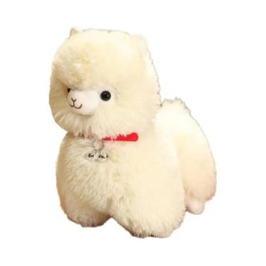 Imagem de Brinquedo De Pelúcia De Alpaca Com Sino, Animal De Desenho Animado Fof