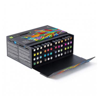 Imagem de Kit de Canetas Profissionais com Estojo 48 Peças, Winsor Newton 290067