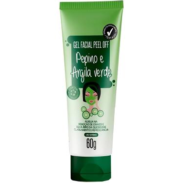 Imagem de Gel Facial Peel Off com Argila Verde e Pepino - Pele Limpa, Renovada e Hidratada