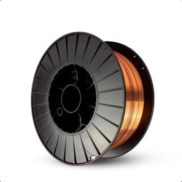 Imagem de Arame Solda Mig 0.8mm 15kg Aws Er70s-6 3.797m Por Rolo Capa a Capa Alt