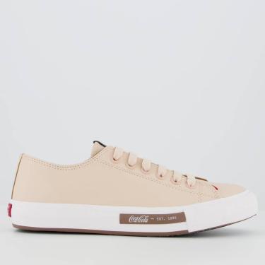 Imagem de Tênis Coca Cola Daytona Town Feminino Bege-Feminino
