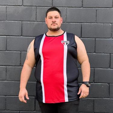 Imagem de Regata do SÃO PAULO Original Plus Size BETTER Camiseta Oficial Licenciada SPFC-Masculino