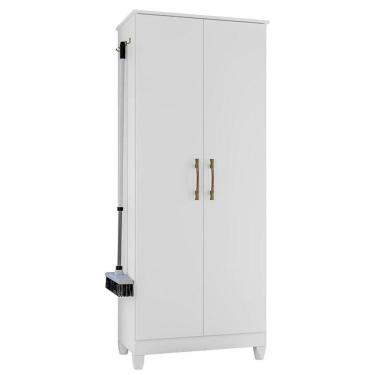 Imagem de Armário Multiuso Jade Branco Brilho - Moval