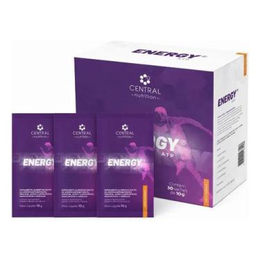 Imagem de Energy Atp 10g Exclusivo 33 Sachês Central Nutrition Sabor Tangerina -