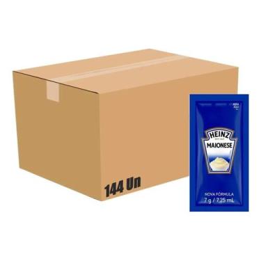 Imagem de Maionese Heinz Sachê 7g Caixa com 144 unidades