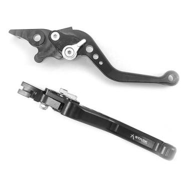 Imagem de Manete Esportivo Pop 100 110i Pop100 Pop110i Stark Race, Preto com Pra