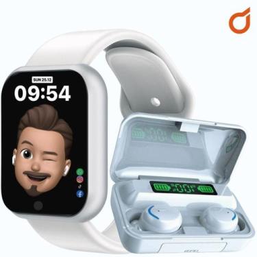 Imagem de Relógio Smart Digital D20 Masculino/feminino + Fone F9 S/fio - 01Smart