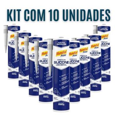 Imagem de Adesivo Silicone Acético 260g Incolor Vedação Transparente para Reparo