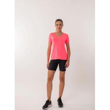 Imagem de Blusa Amei Gola V, Rosa, G