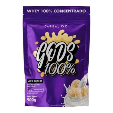 Imagem de Whey Proein 100% Concentrada Gods Whey 900g Pouch Baunilha Canibal Inc