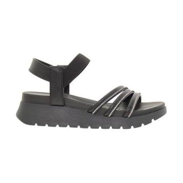 Imagem de Sandalia Modare Ultraconforto Esporão Papete Casual Elastico, Preto, 3