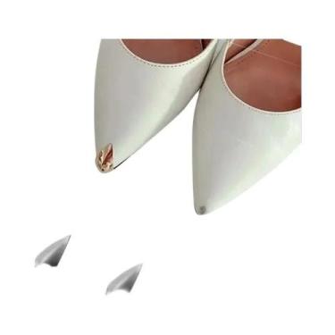 Imagem de Protetores De Bico Metálicos Para Sapatos De Salto Alto Femininos, Dec