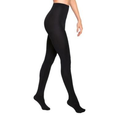 Imagem de Meia calça lupo fio 80 opaca ref:5858 feminino, Preto, M