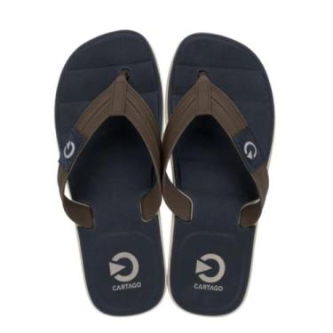 Imagem de Chinelo Masculino Cartago Classico Macio Aspen 12516, 42, Bege marrom