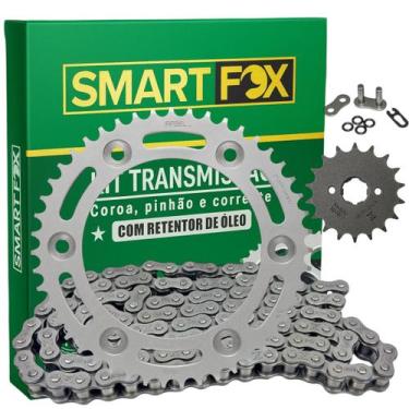 Imagem de Kit Relação Nxr Bros 160 Xre 190 Transmissão Com Retentor Aço 1045 - S