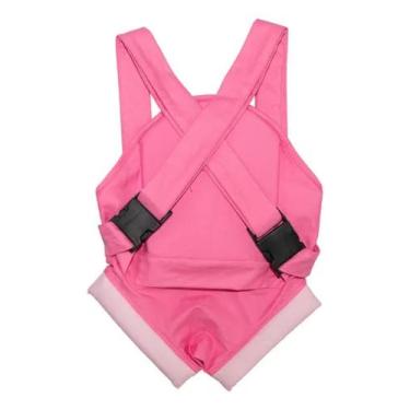 Imagem de Canguru bebê 3 em 1 passeio carregador ergonômico Bublim Baby Liso Det