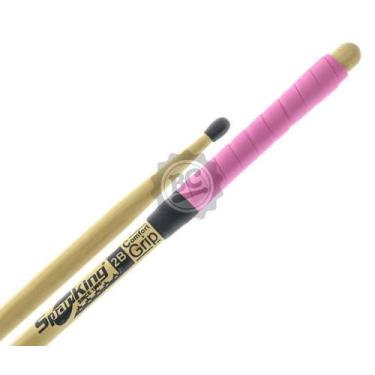 Imagem de Baqueta Spanking Comfort Grip 2B com Ponta de Nylon Rosa cabo emborrac