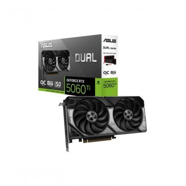 Imagem de Placa de Video Geforce RTX 5060 Ti OC 8GB GDDR7 128 Bits DUAL-RTX5060TI-O8G Asus
