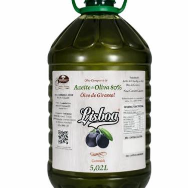 Imagem de Azeite de Oliva Virgem 80% Nacional 5 Litros Restaurantes Pizzarias Qualidade Premium Lisboa
