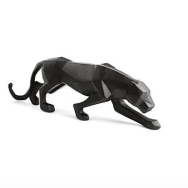 Imagem de Escultura Decorativa Leopardo 12426 18x61x9,5cm Mart