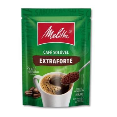 Imagem de Café Solúvel Extraforte Melitta Granulado Sachê 40g, Melitta