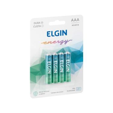 Imagem de Pilha Alcalina AAA Elgin 1,5V 4 Unidades