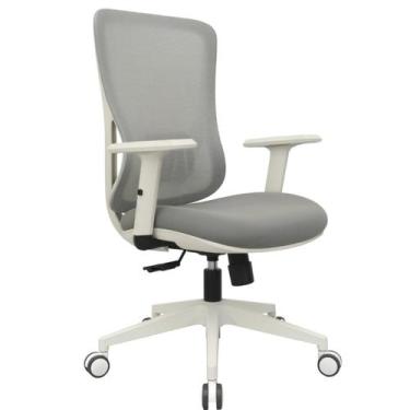 Imagem de Cadeira Escritório Diretor NR17 Ergonômica Tela Mesh Sigma Cinza - Mov