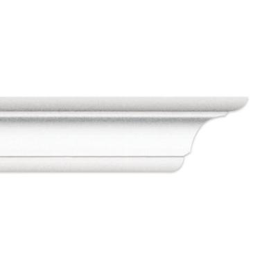 Imagem de Roda Teto Perfil de Poliestireno C100 Branco Homestar 6 m - Branco
