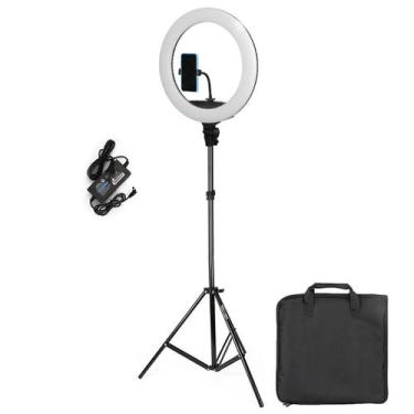 Imagem de Ring Light LR-650 LED 44cm com Suporte de Celular  + Tripé - TUDOPRAFO