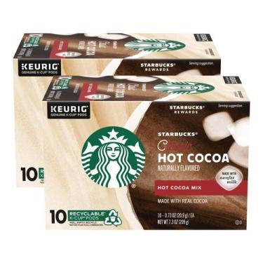 Imagem de Cápsulas K-Cup de Chocolate Quente Clássico Starbucks 20 unidades