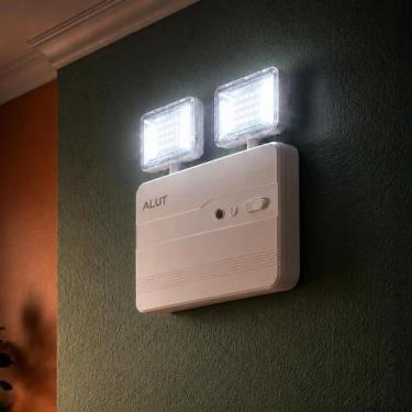 Imagem de Luminaria Led Emergencia Bloco 5w 6000K Branco Frio Bivolt Branco Cod:
