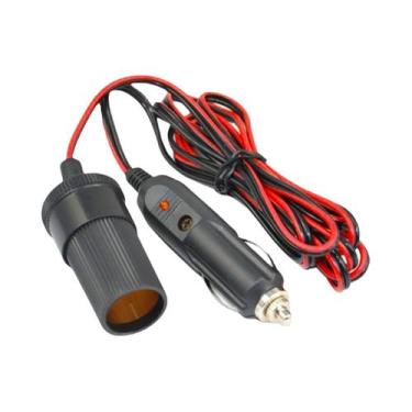 Imagem de Cabo Extensor De Acendedor De Cigarros Reforçado 2M 5M 12/24V 10A, Cab