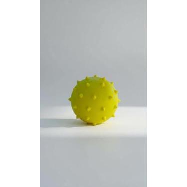 Imagem de Bola Pet Borracha Anti Stress 100mm Amarelo - Congratulations Store