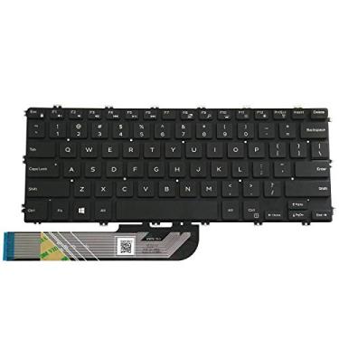 Imagem de AUTENS Teclado de reposição EUA para Dell Inspiron 5480 5481 5482 5485 5488 5491 5580 5582 5585 5591 7386 7580 7586 / Vostro 5481 5581 Laptop sem moldura (luz traseira) …