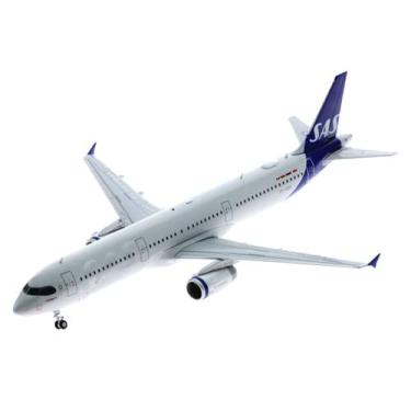 Imagem de JC Wings SAS Scandinavian Airlines A321 OY-KBH 1:200 modelo pré-construído de aeronaves DIECAST