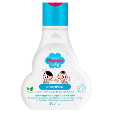 Imagem de Shampoo Turma da Mônica Baby Suave para Cabelinhos Delicados com 200ml 200ml
